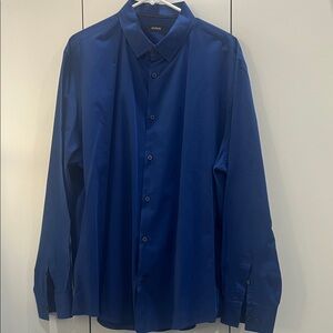 Alfani Royal Blue Dress Shirt